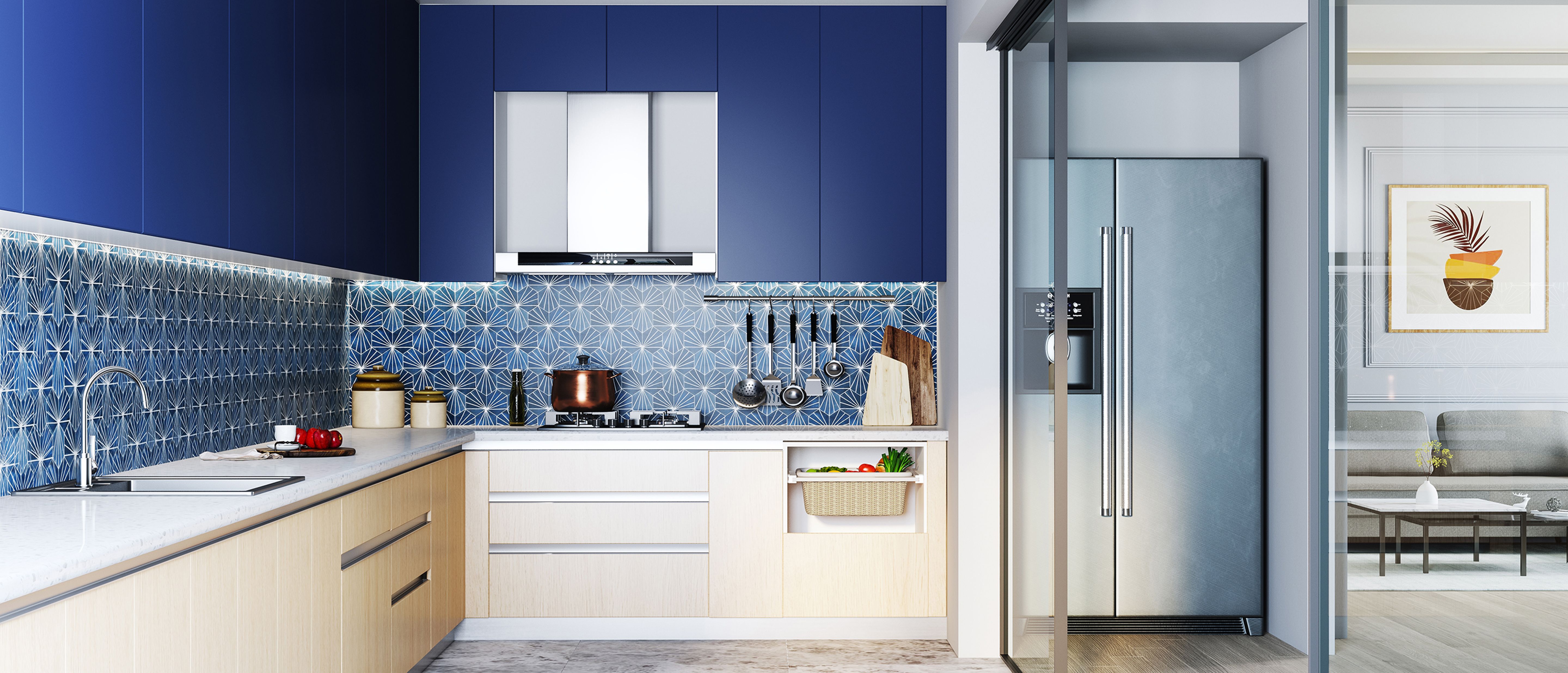 Custom Modular Kitchen | Personalised Kitchen - Livspace