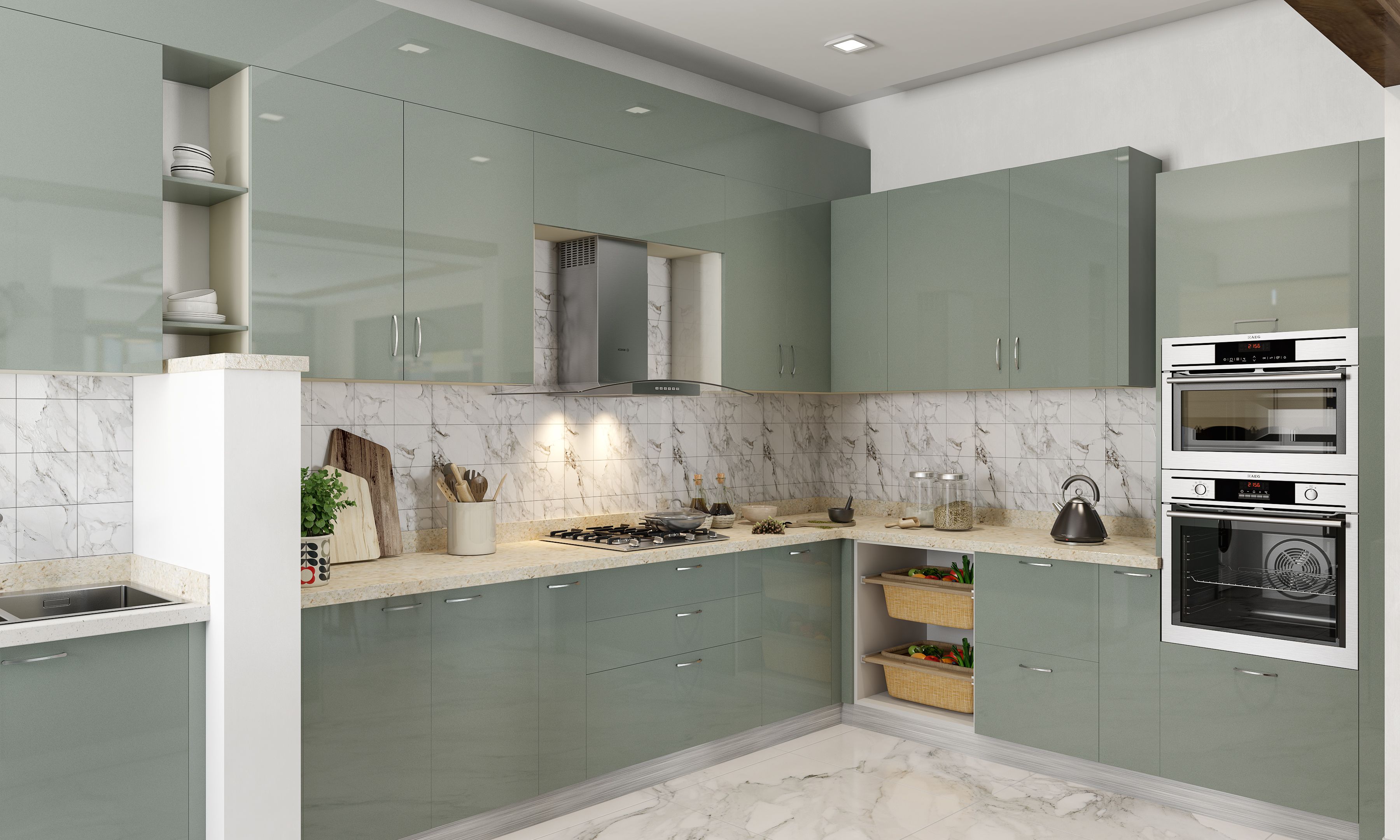 Featured image of post Modular Kitchen Cabinets Design Images / The limited countertop space available smartly houses the sink, stovetop, and prepping area without making it.