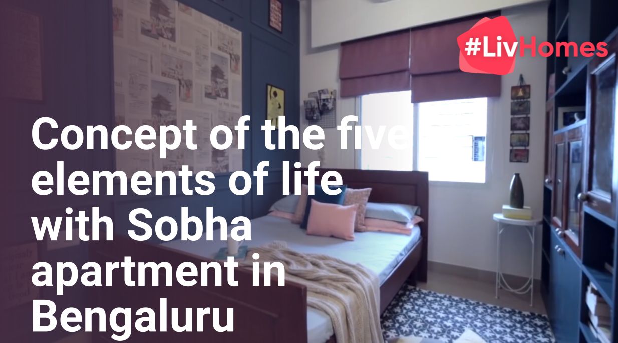 Rustic Interior Design in Bangalore: 3BHK in Sobha Aspire Apartment | Video