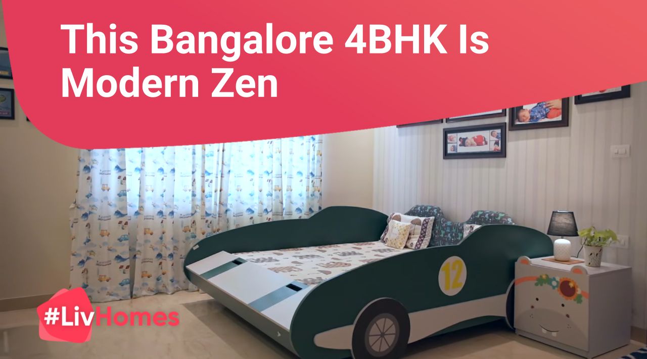 True Blue Gallery Living: See How This Beautiful 4BHK in Bangalore Is Design Goals | Video