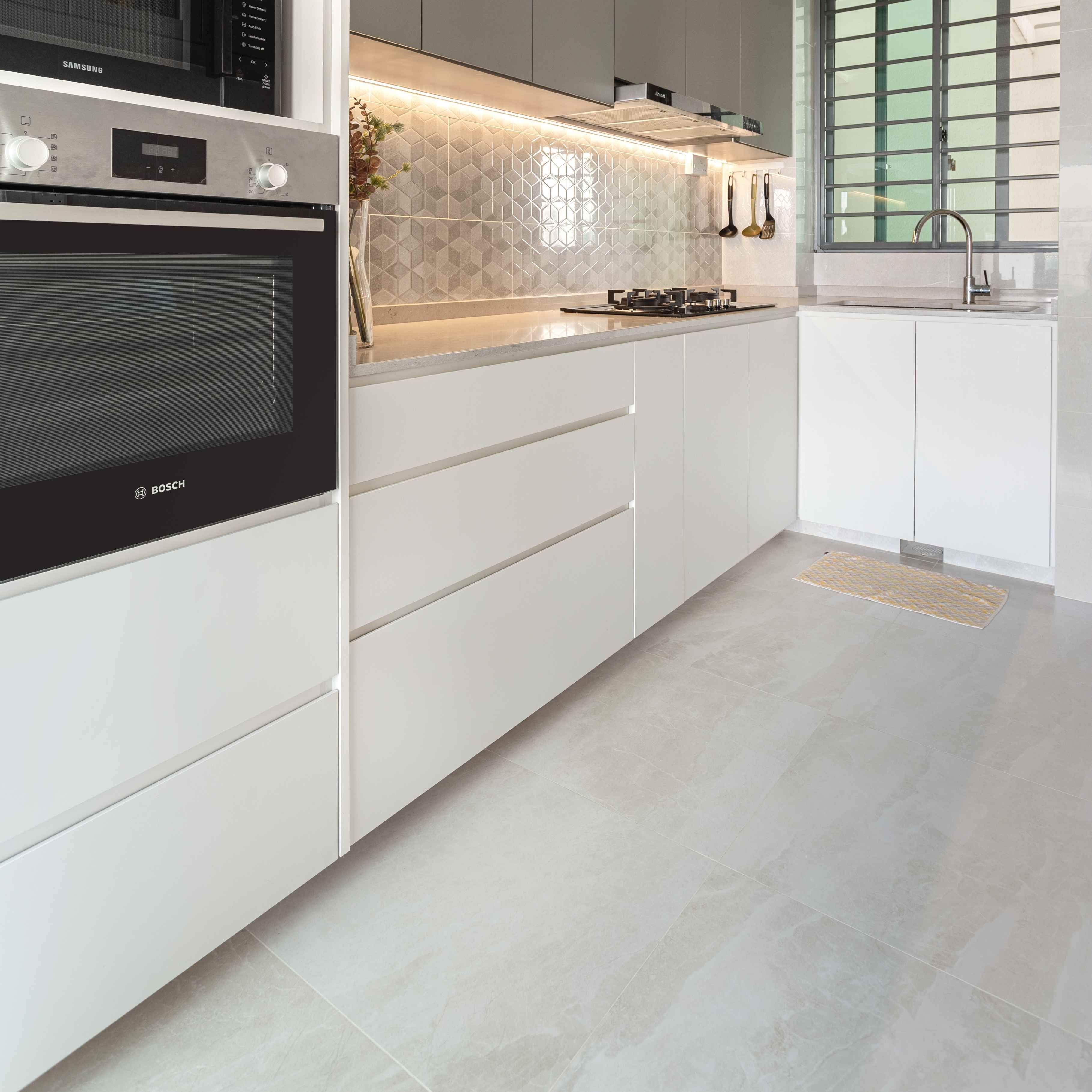 Slip Resistant Floor Tiles Design For Kitchen Livspace