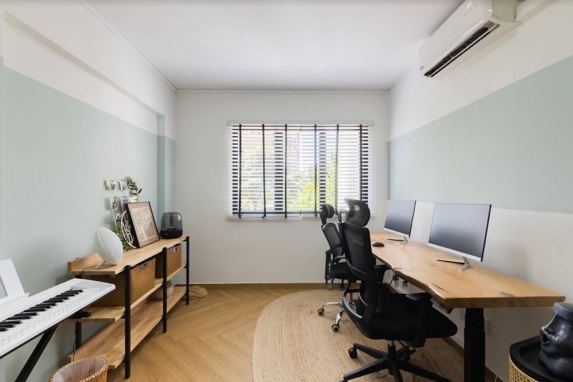 Blue Pastel Wall Paint Design For Minimal Look Livspace