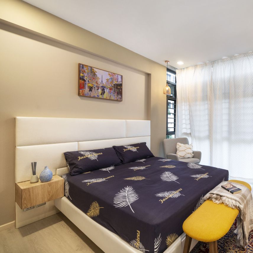 WarmToned Wall Paint Design For Modern Condos Livspace