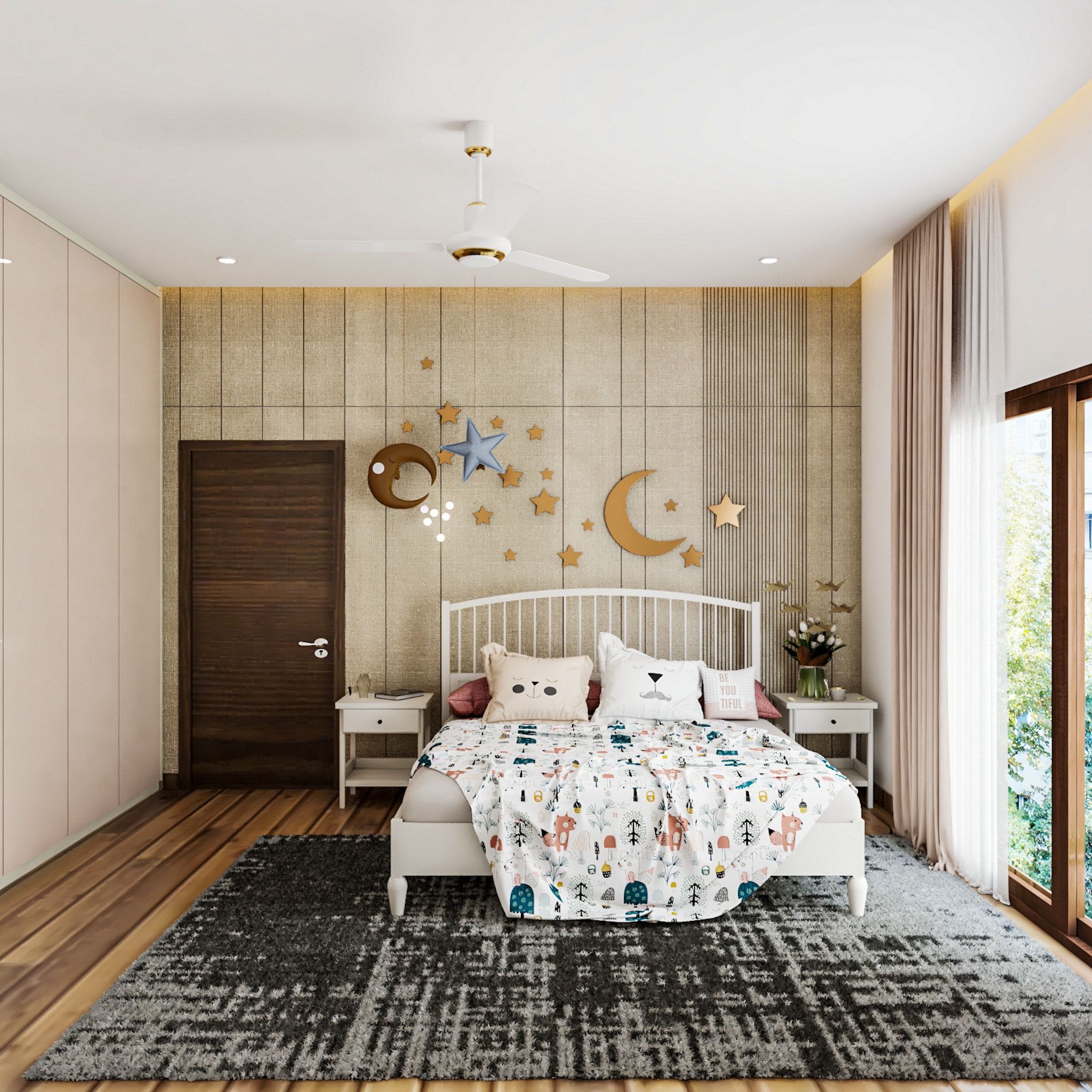 Rectangular False Ceiling Design For Modern Bedrooms