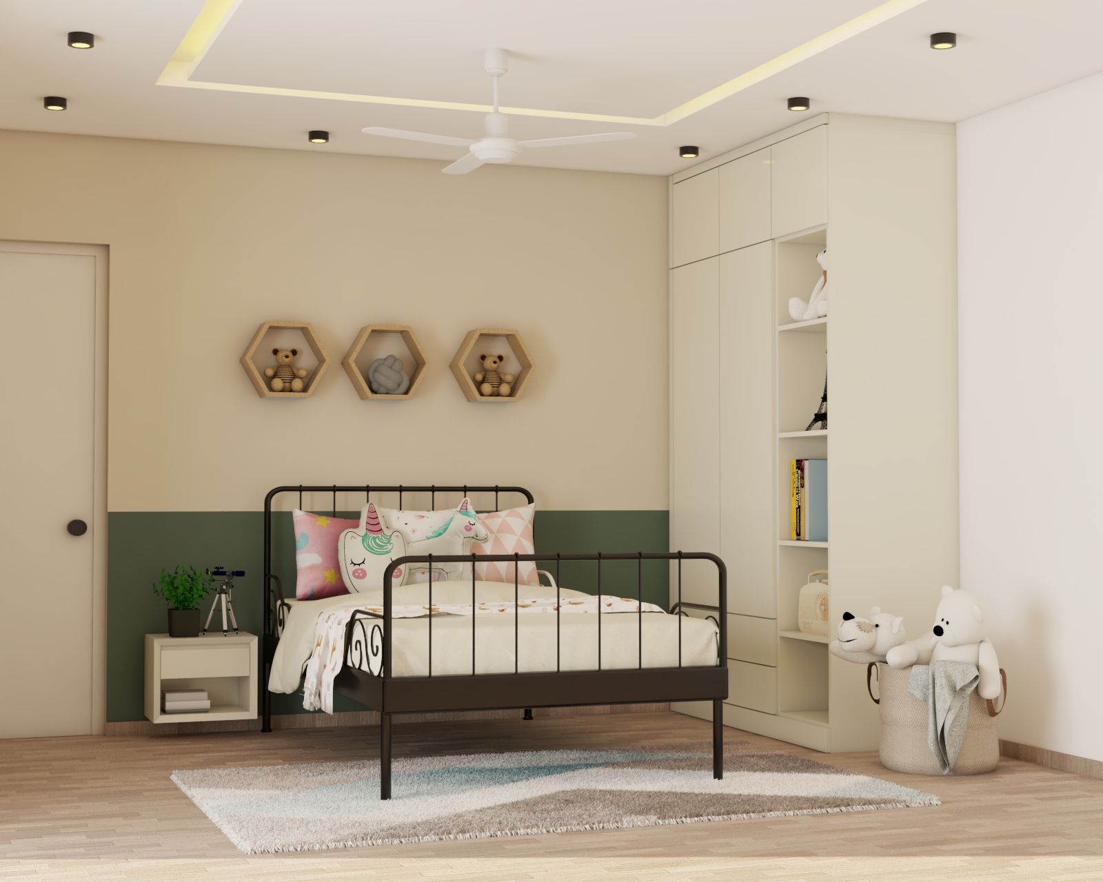Peripheral False Ceiling Design For Modern Bedrooms