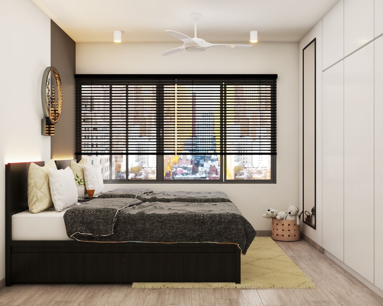 Modern Contemporary Design For Spacious Bedrooms