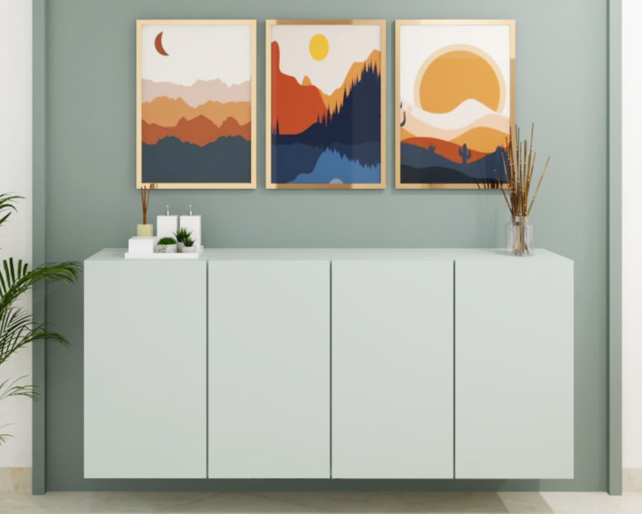 Minimal White Laminate Design For Storage Cabinets