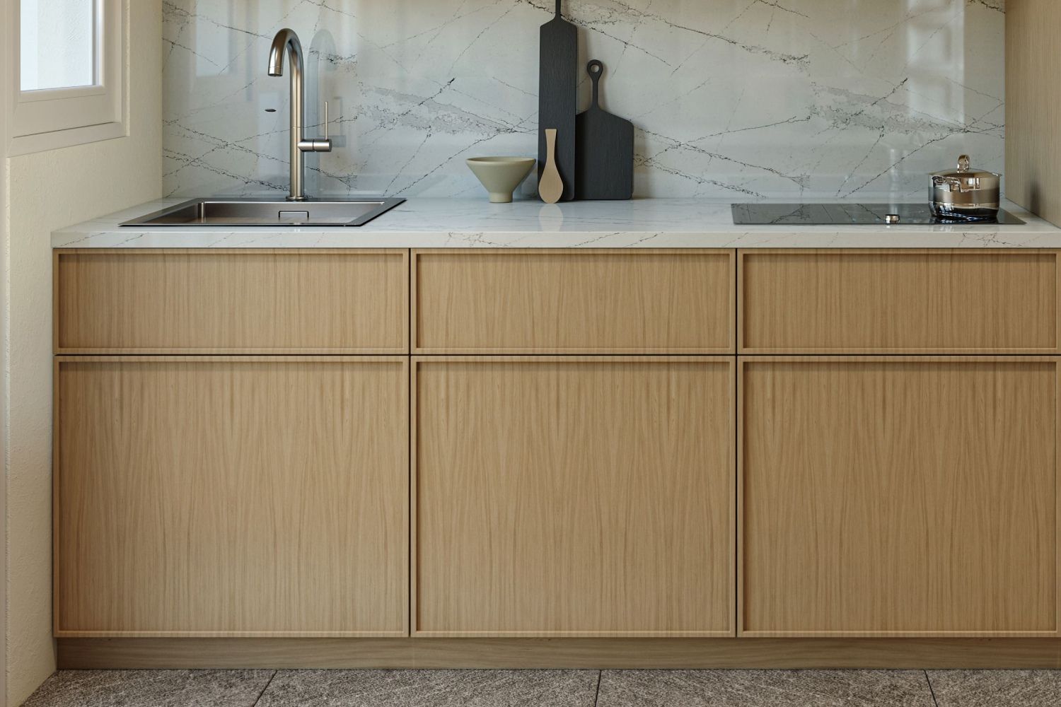 Light Oak Laminate For Kitchen Livspace