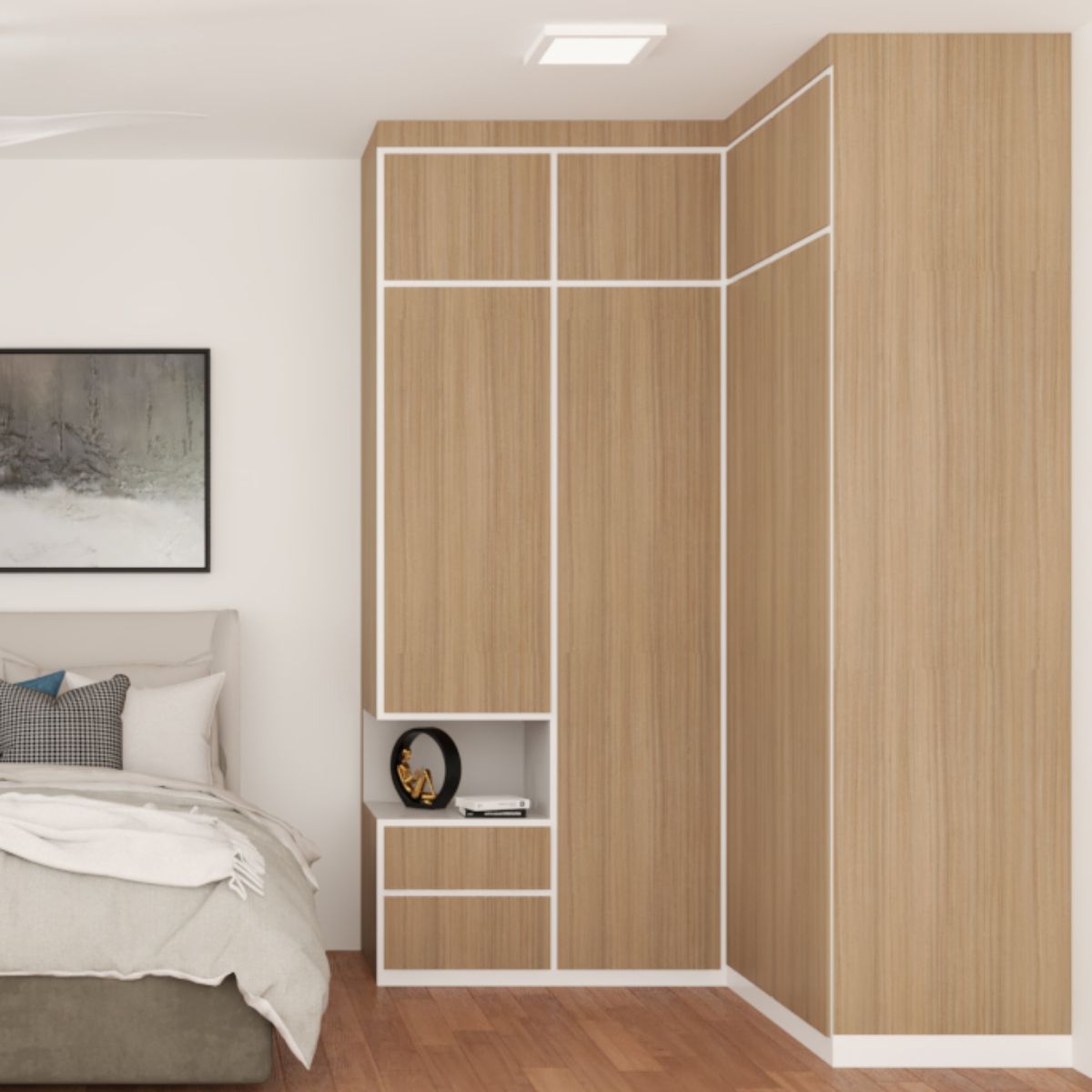 Contemporary Wooden Laminate For Wardrobes