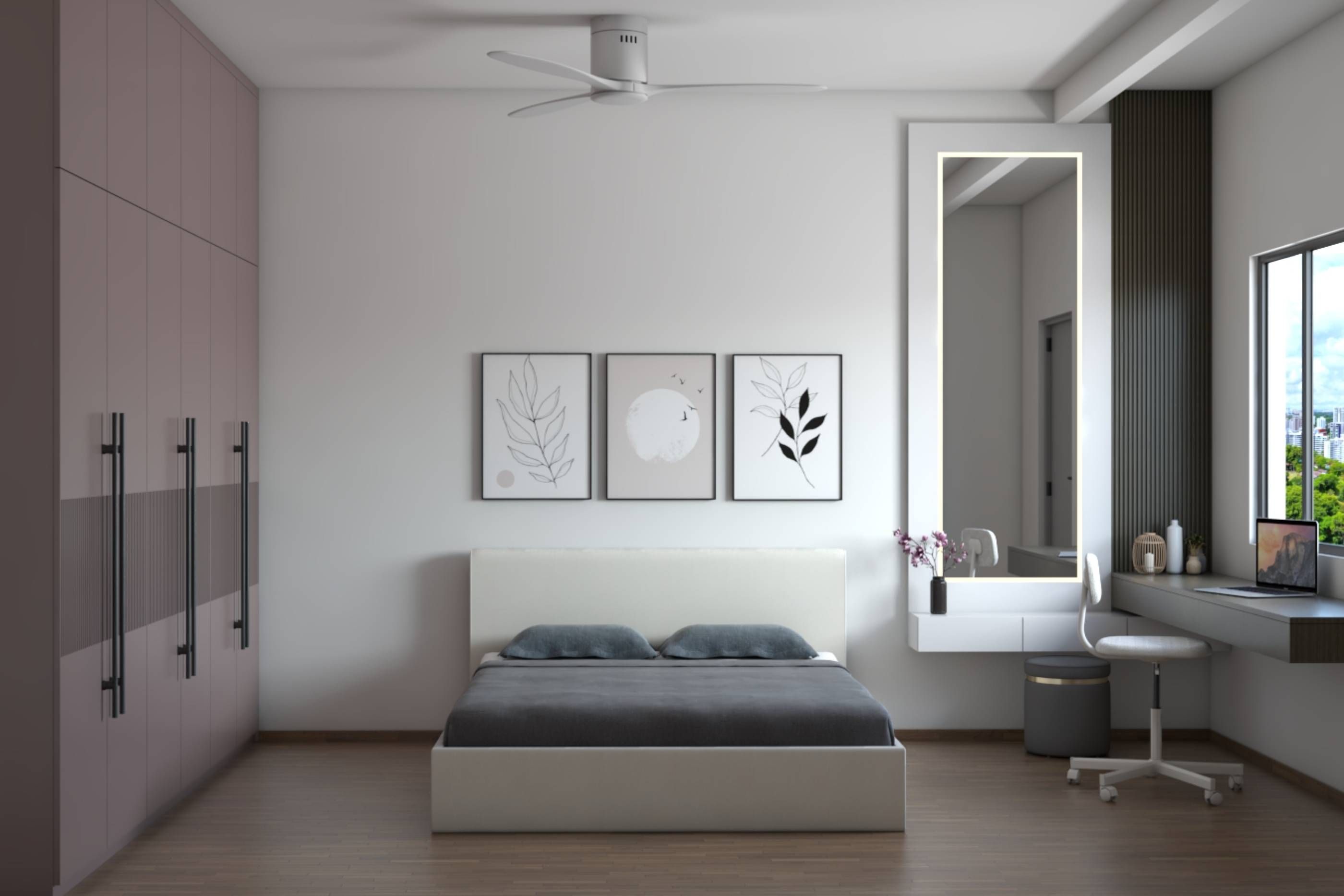 Master Bedroom Design With Dresser And Drawers Livspace