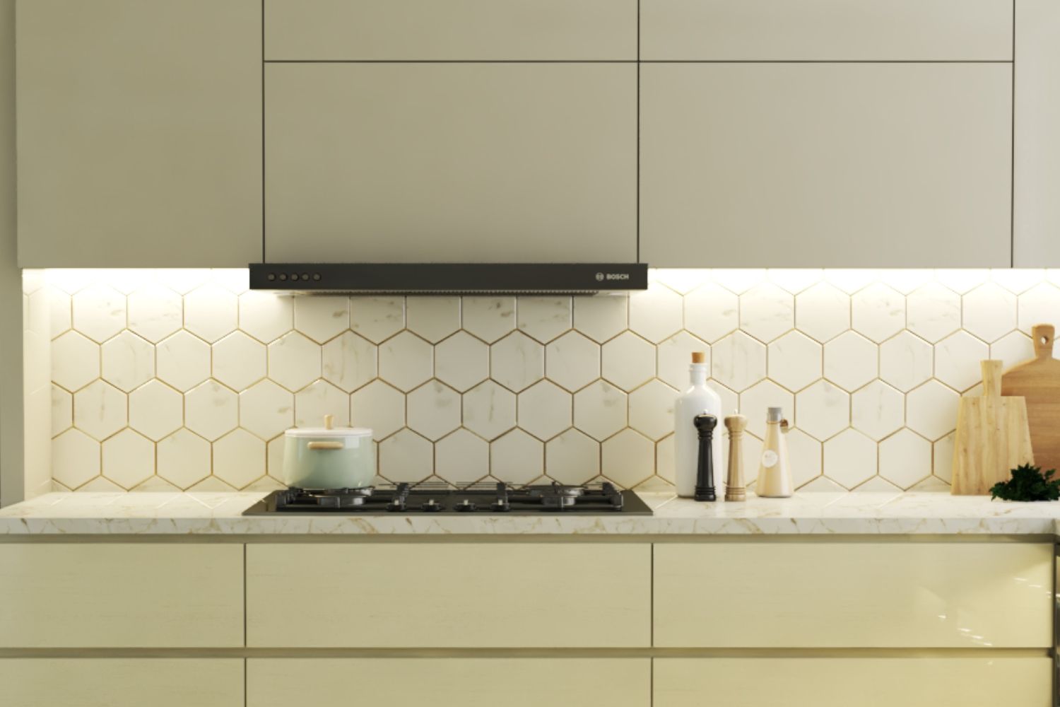 SquareShaped Dado Tiles Design With A Matte Finish Livspace