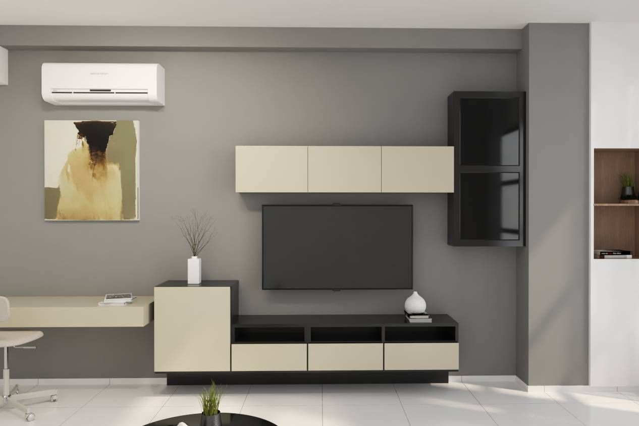 Modern Living Room Design With TV Unit