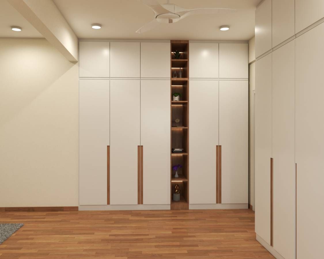 Spacious L-Shaped Wardrobe Design | Livspace