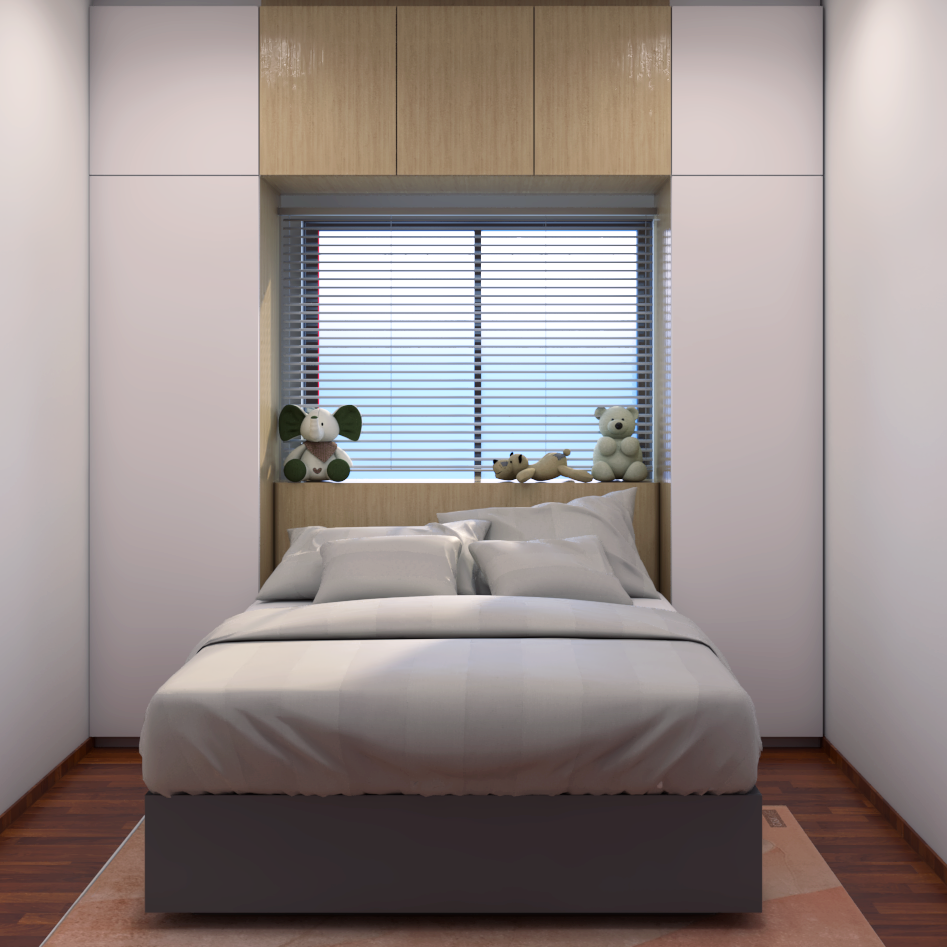 Compact Bedroom Designed With Modern Interiors