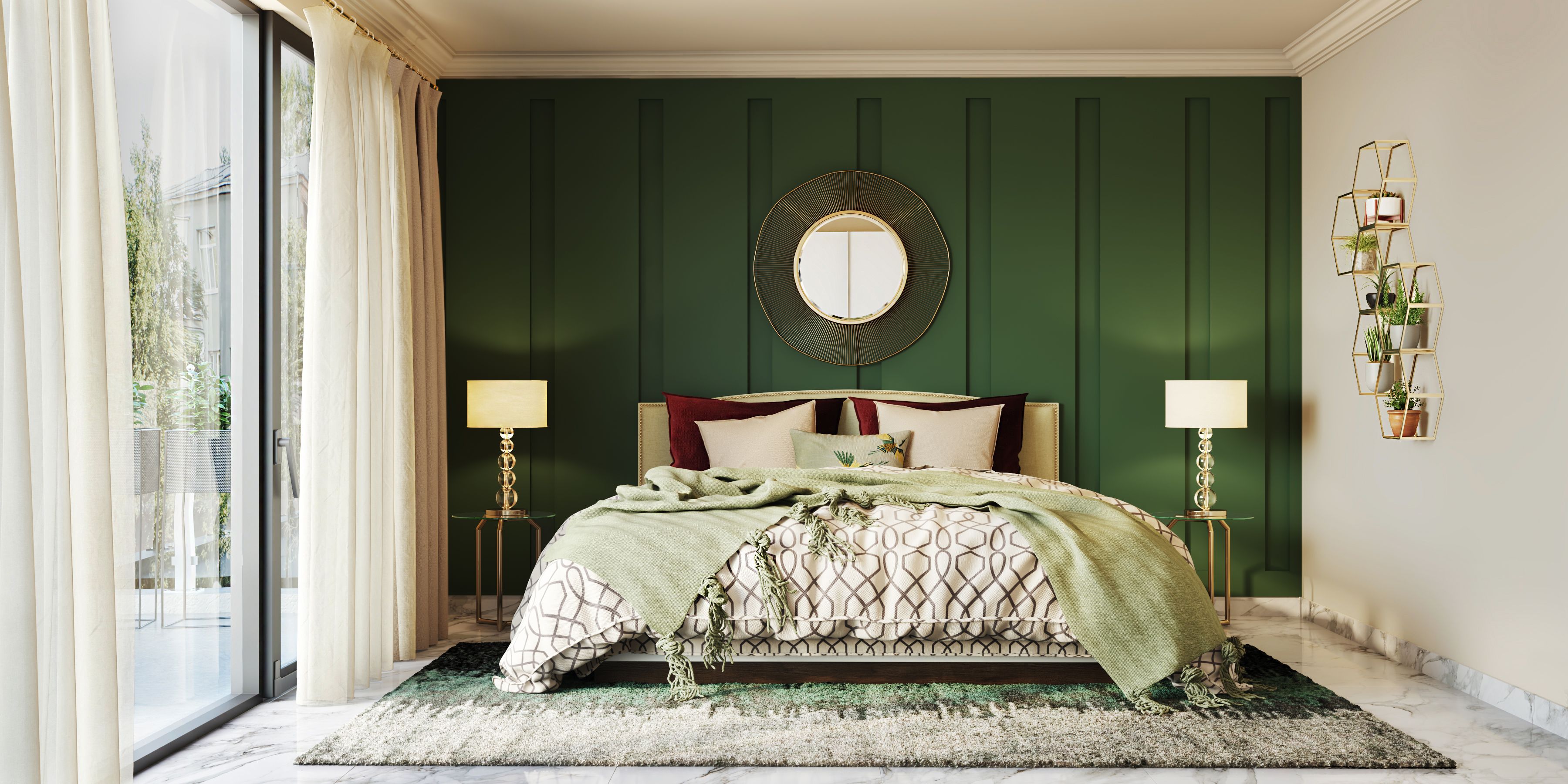 Modern Style Compact Convenient Budget Friendly Pleasant Bedroom Livspace