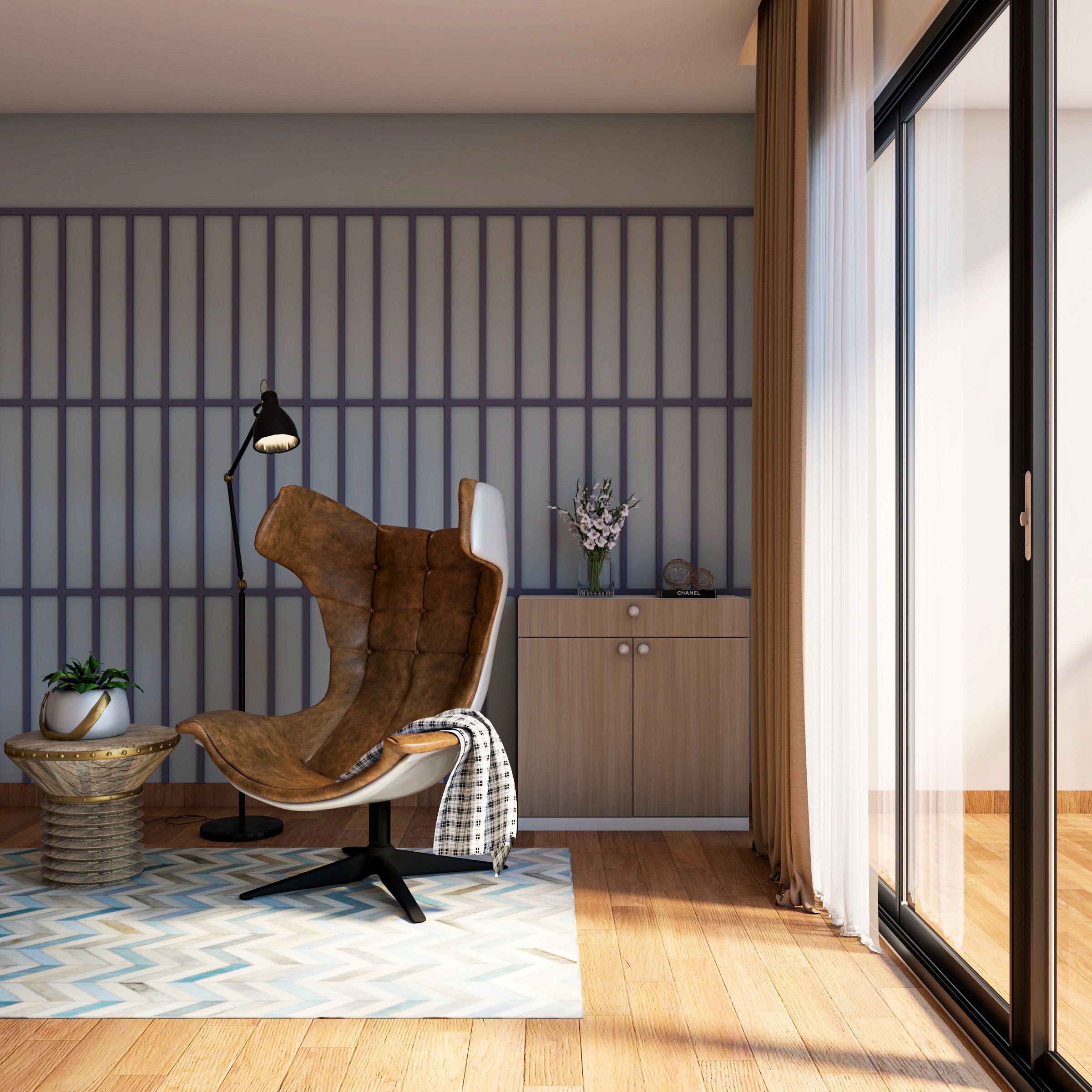 Modern Well-Lit Foyer Design For Rental Homes