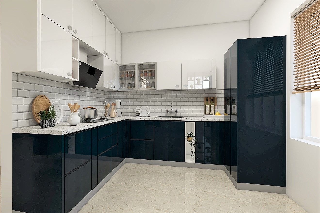 livspace modular kitchen design
