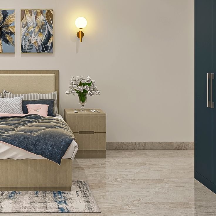 Beige Flooring Design For Contemporary Bedrooms