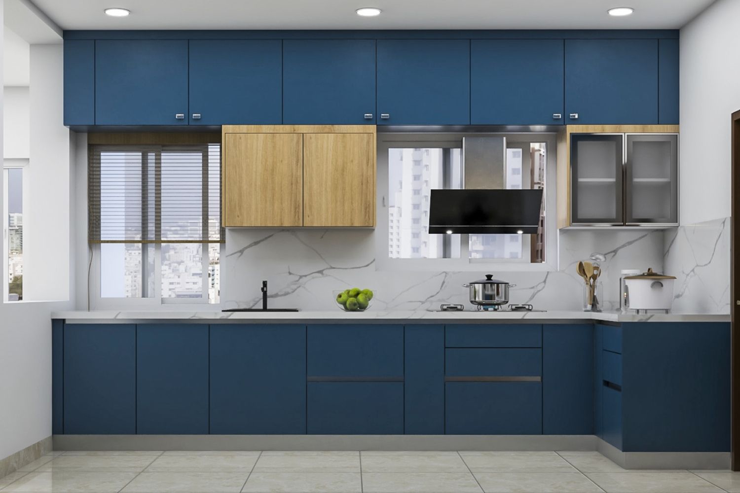 100+ Latest Modular Kitchen Designs In Kolkata With Price - Livspace