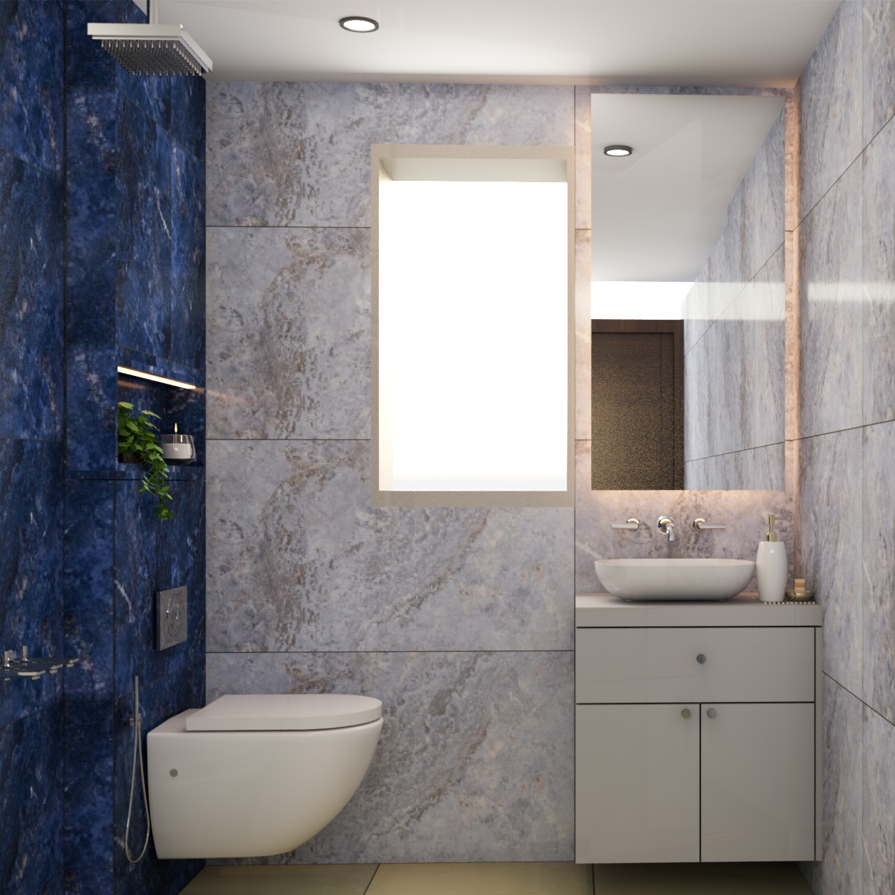 8 * 4 Bathroom Design