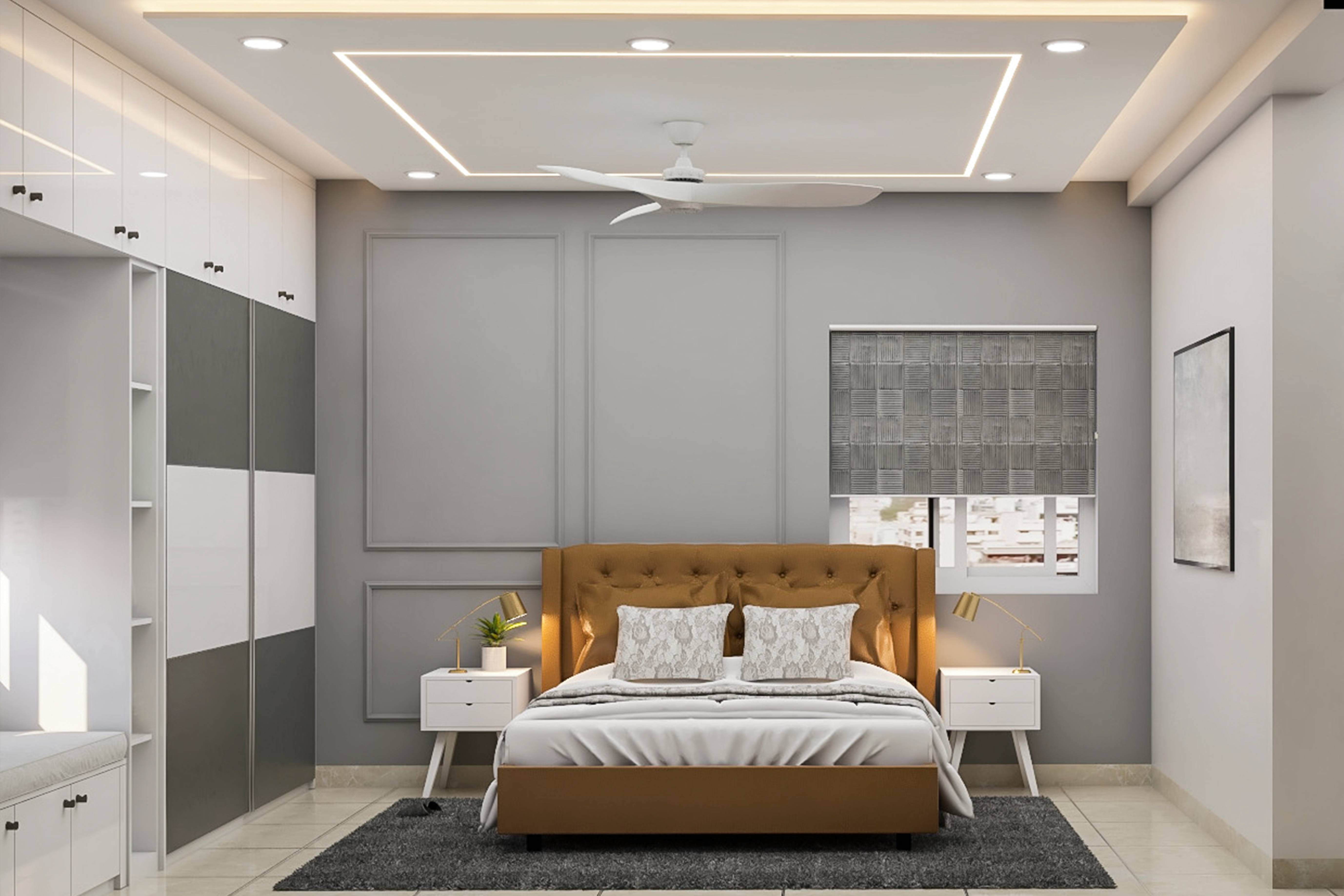 Spacious Modern Themed Guest Bedroom Design