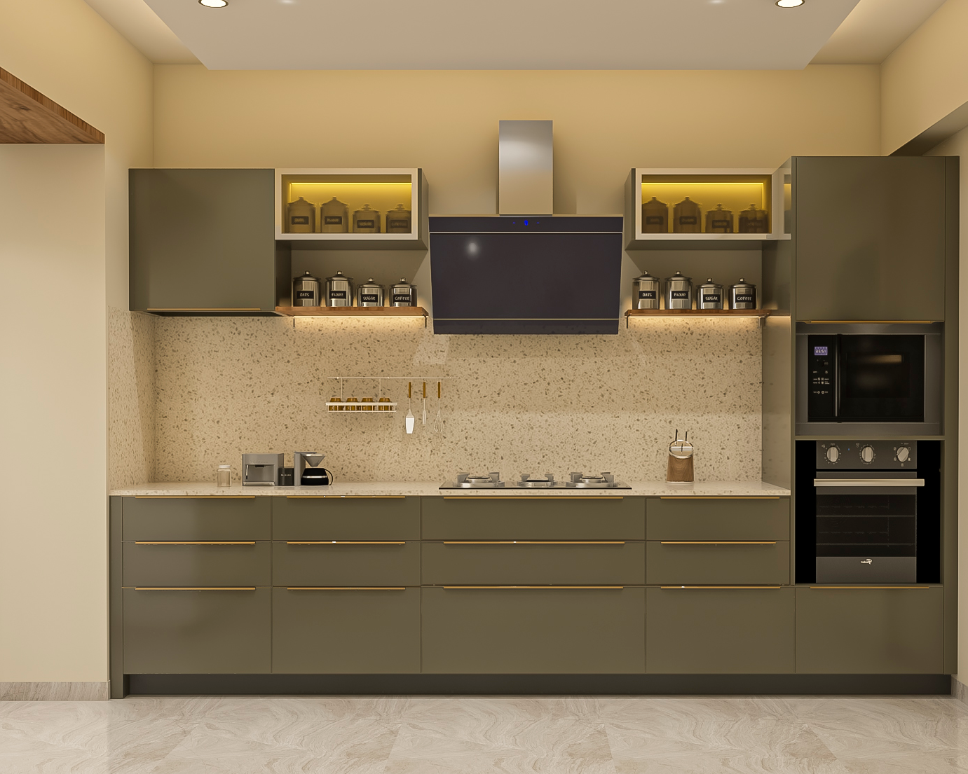 Modern Olive Green Kitchen Ideas