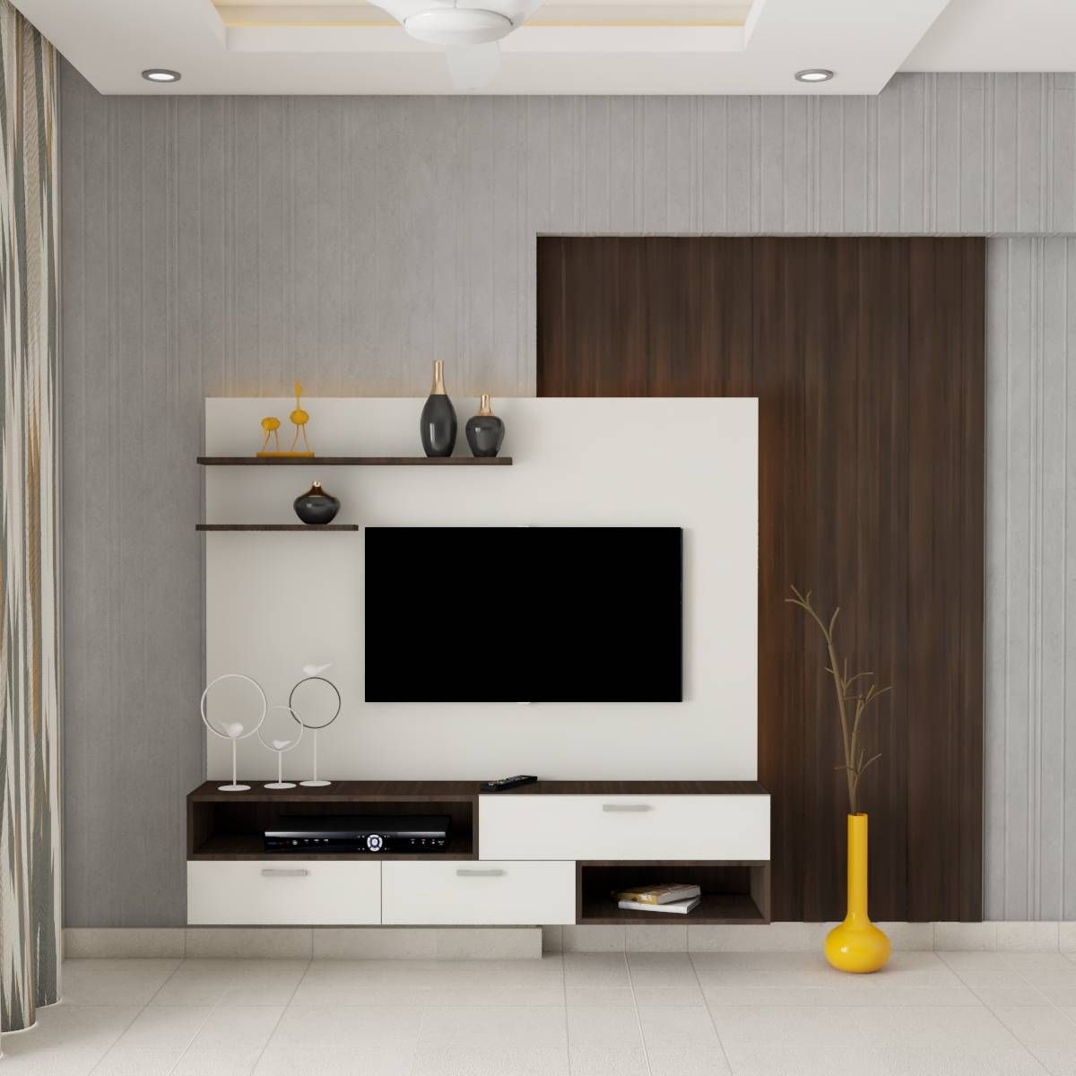 Modern TV Unit Design With Elegant Design Livspace
