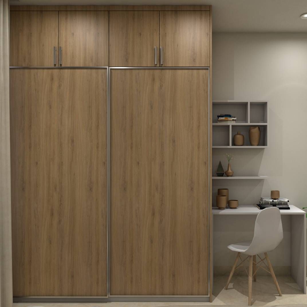 Multi-Functional Contemporary Compact Sliding Door Wardrobe Design