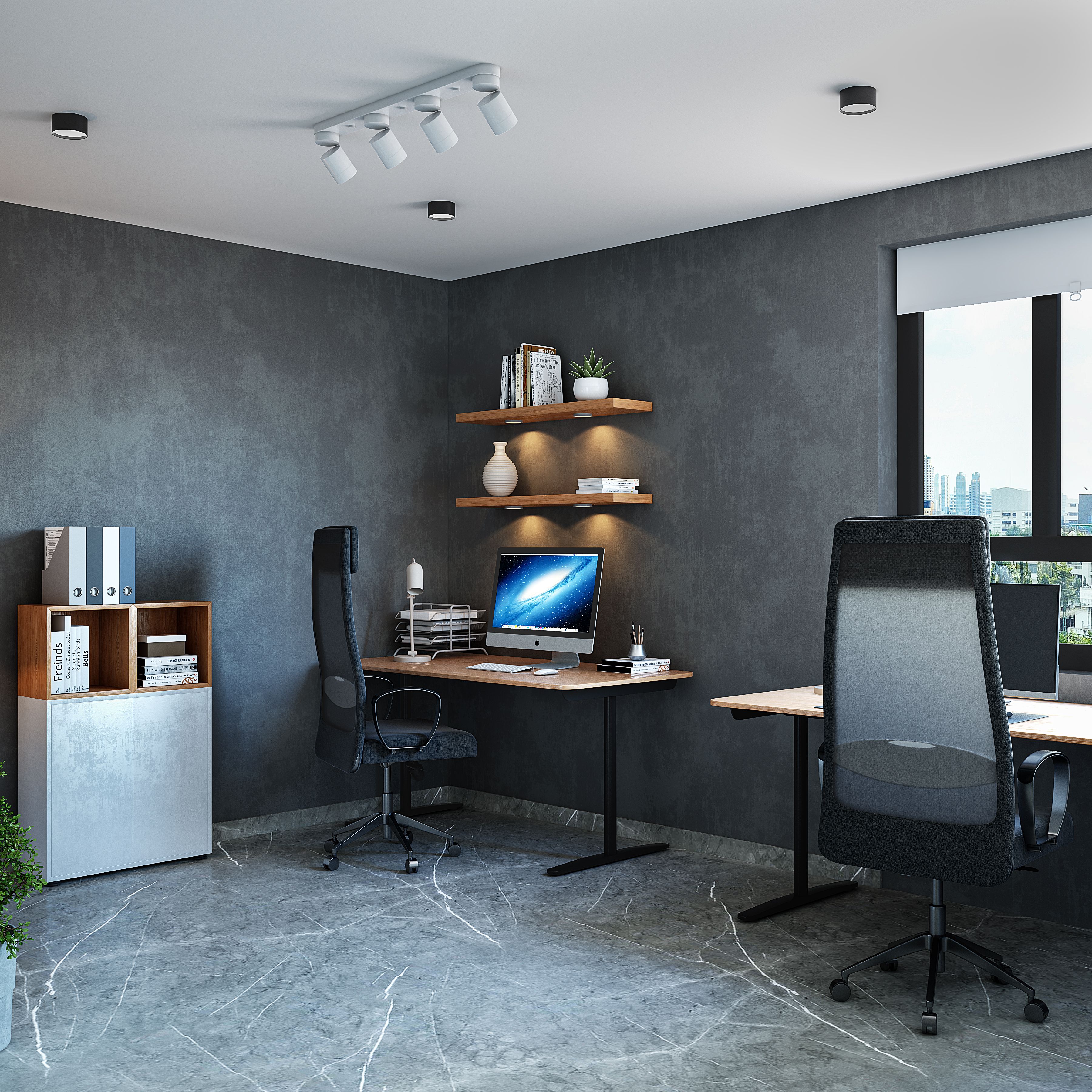Modern Compact Home Office Design Ideas