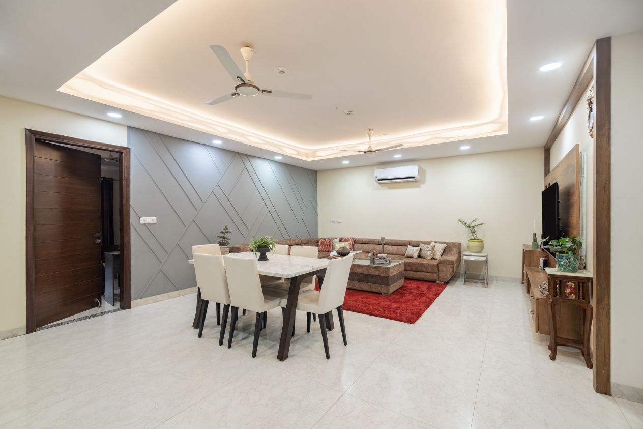 Rectangular Marble Living Room Tile Design For Walls