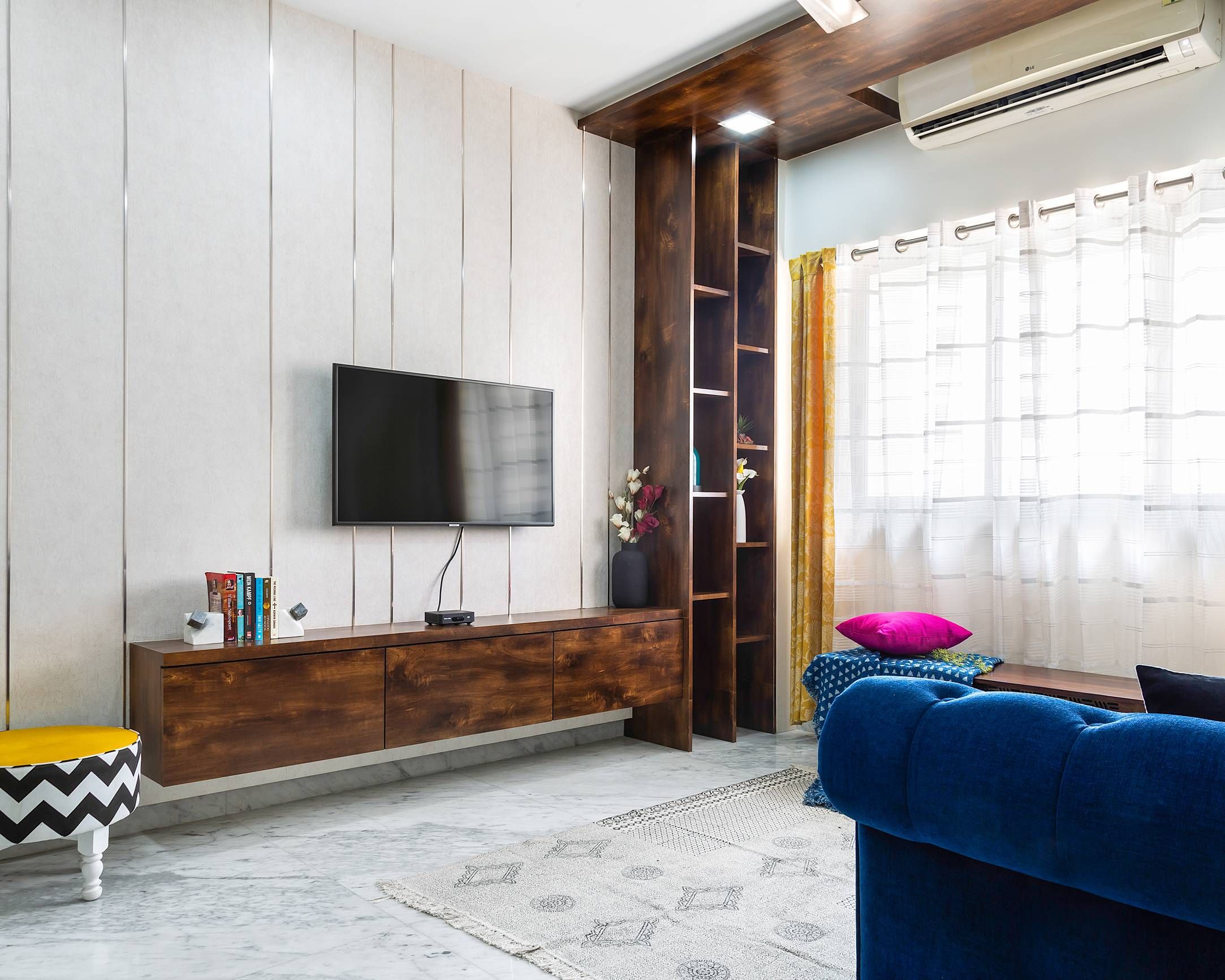 Floating TV Unit Design For Modern Living Rooms