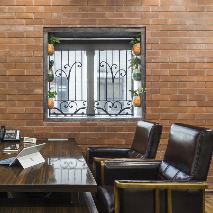 Wooden Window Design For Home Offices | Livspace