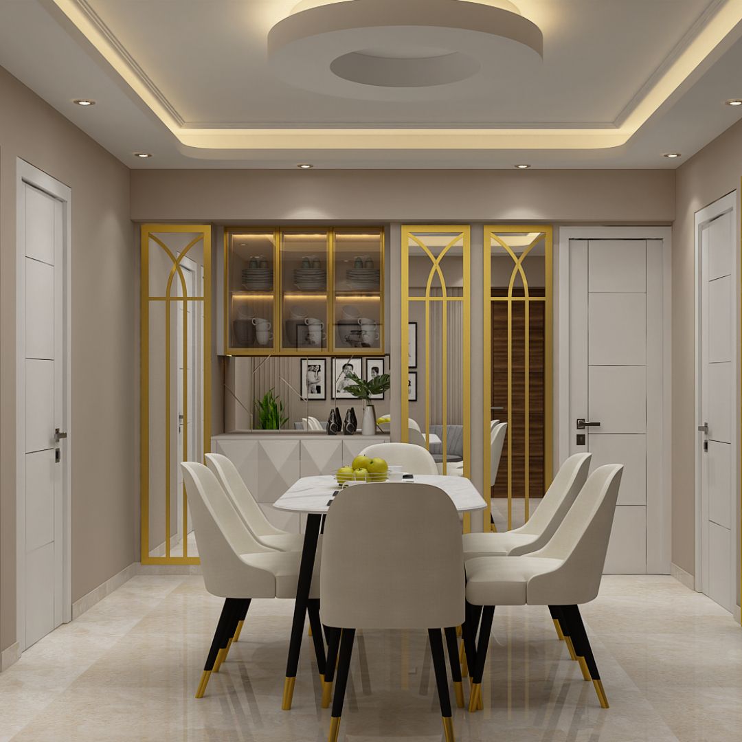 Art Deco False Ceiling For Dining Rooms