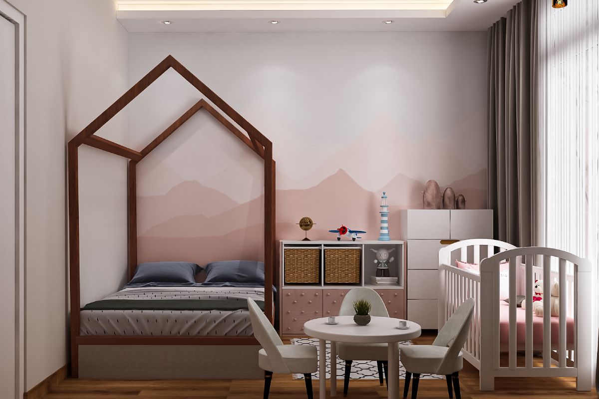 Shabby Chic Boy's Room Design For Two