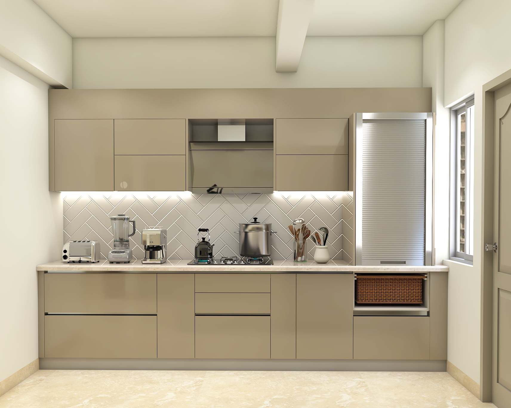 Modern Modular Parallel Kitchen Design