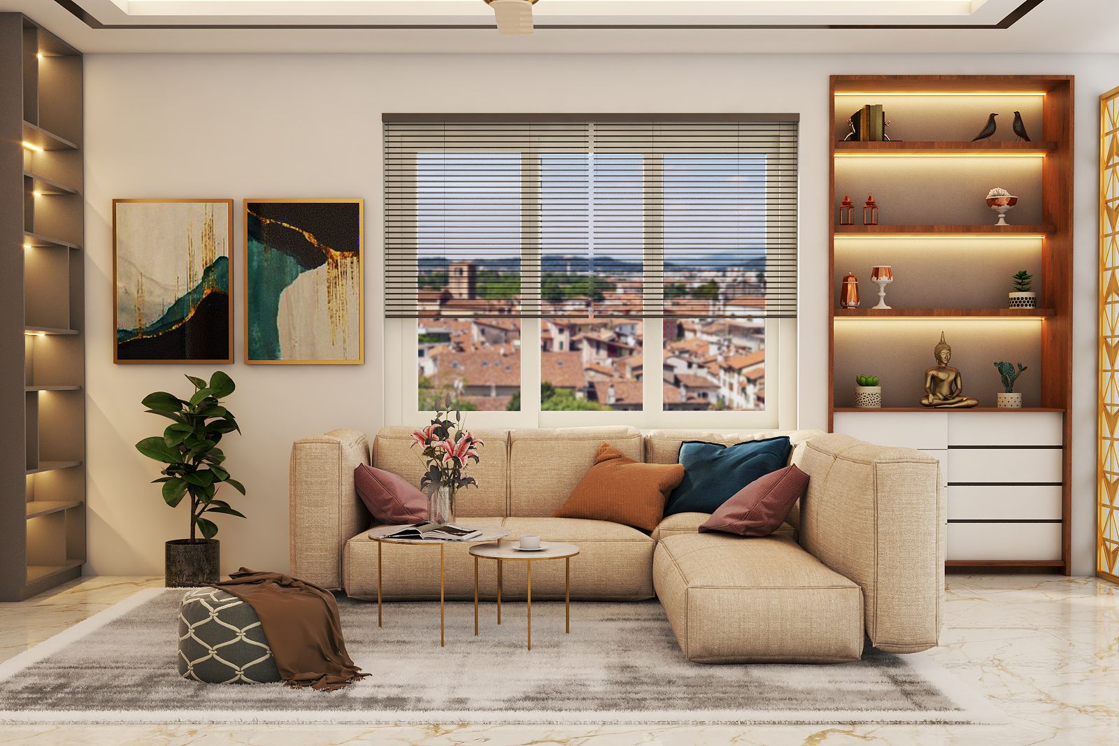 View of 30 Small Living Room Ideas That Fit Cramped Apartments