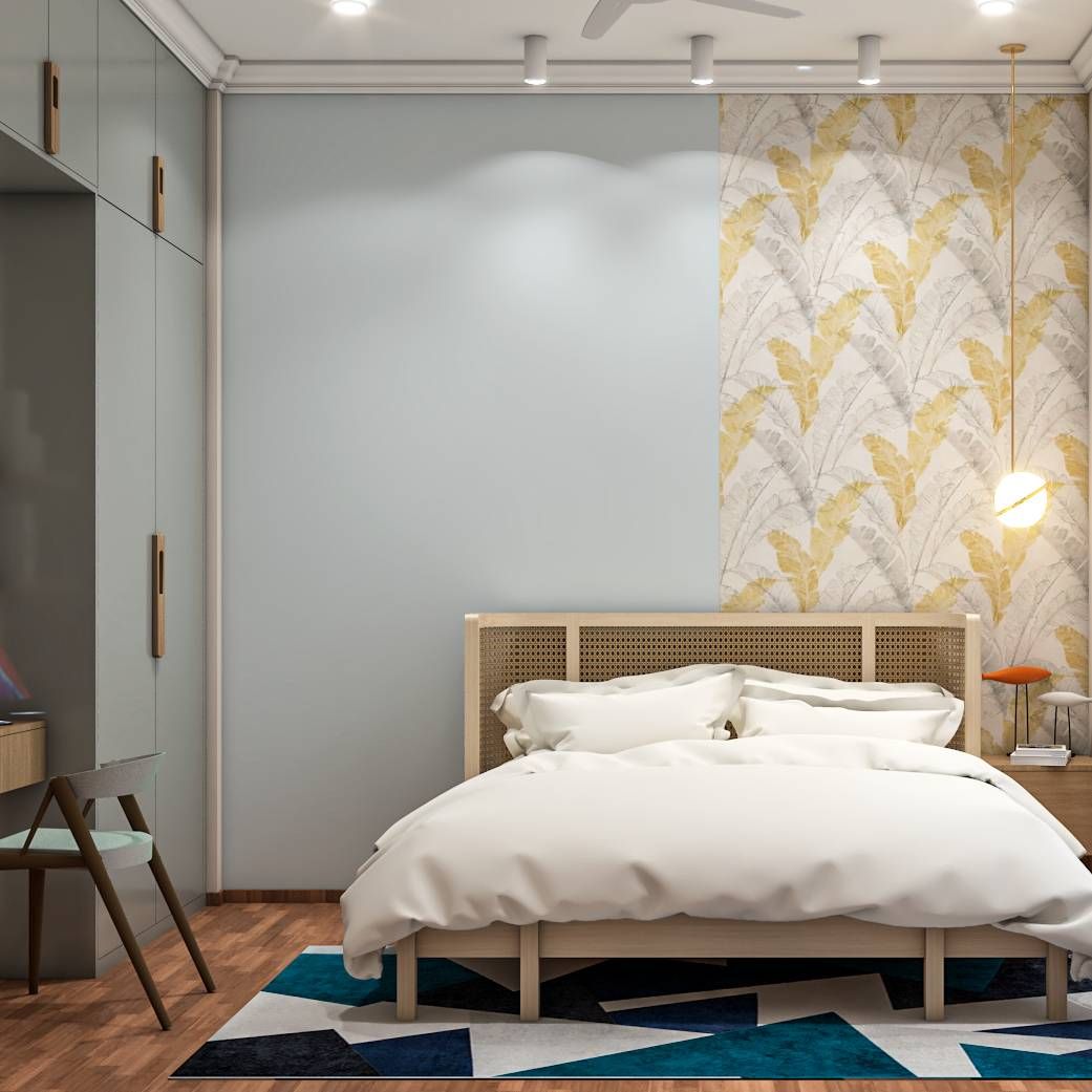 Light-Coloured Modern Master Bedroom Design