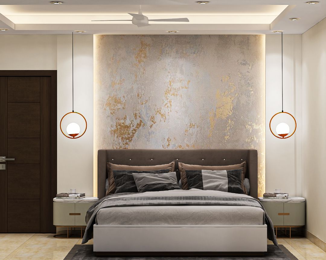 Contemporary Bedroom Design With Cove Lights