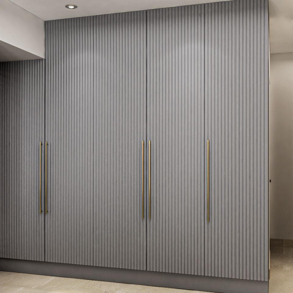 Contemporary 5-Door Swing Wardrobe Design