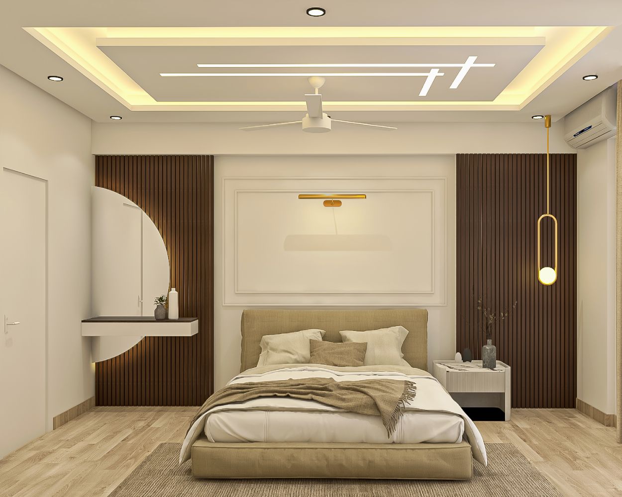 Plus-Minus POP Contemporary Rectangular Ceiling Design