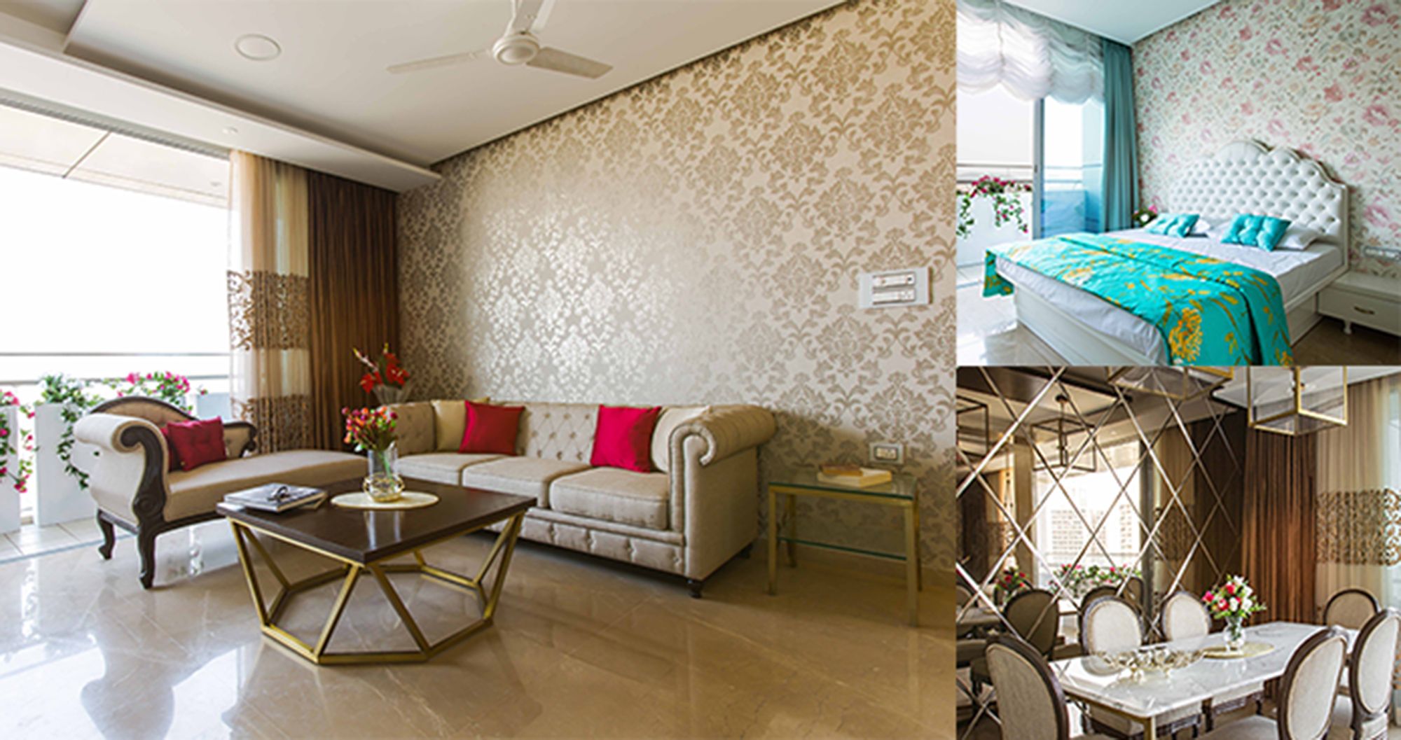 1,2 & 3 BHK Full Home Design Ideas & Interior Decoration Style - Livspace