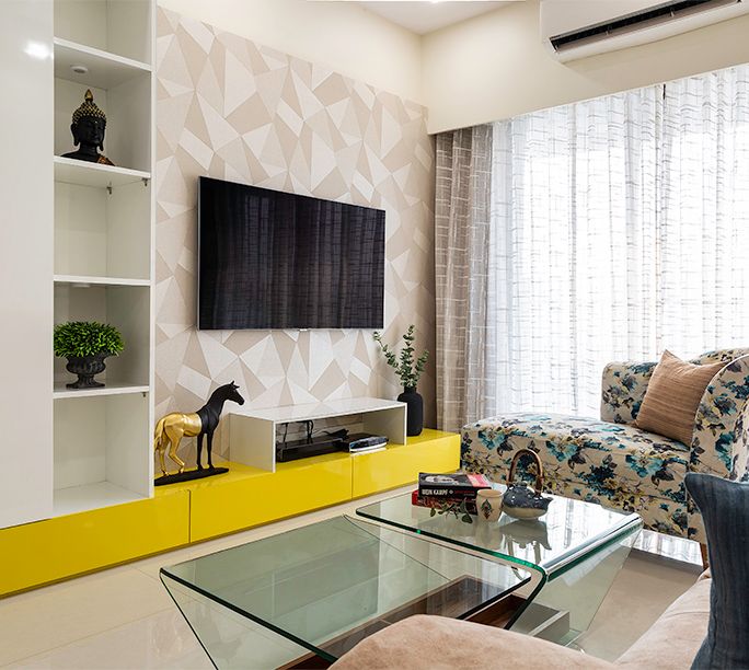 Get a unique TV wall design for your home