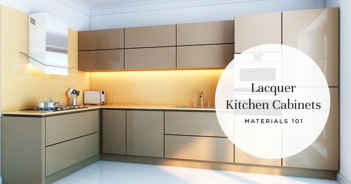 Kitchen Cabinets With A Coat Of Gloss, White Lacquer Kitchen Cabinets Pros And Cons