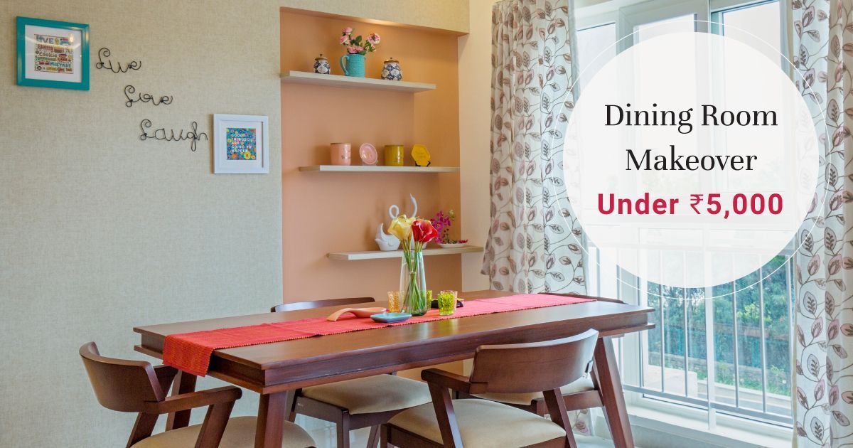 Step up Your Dining Room Within Budget