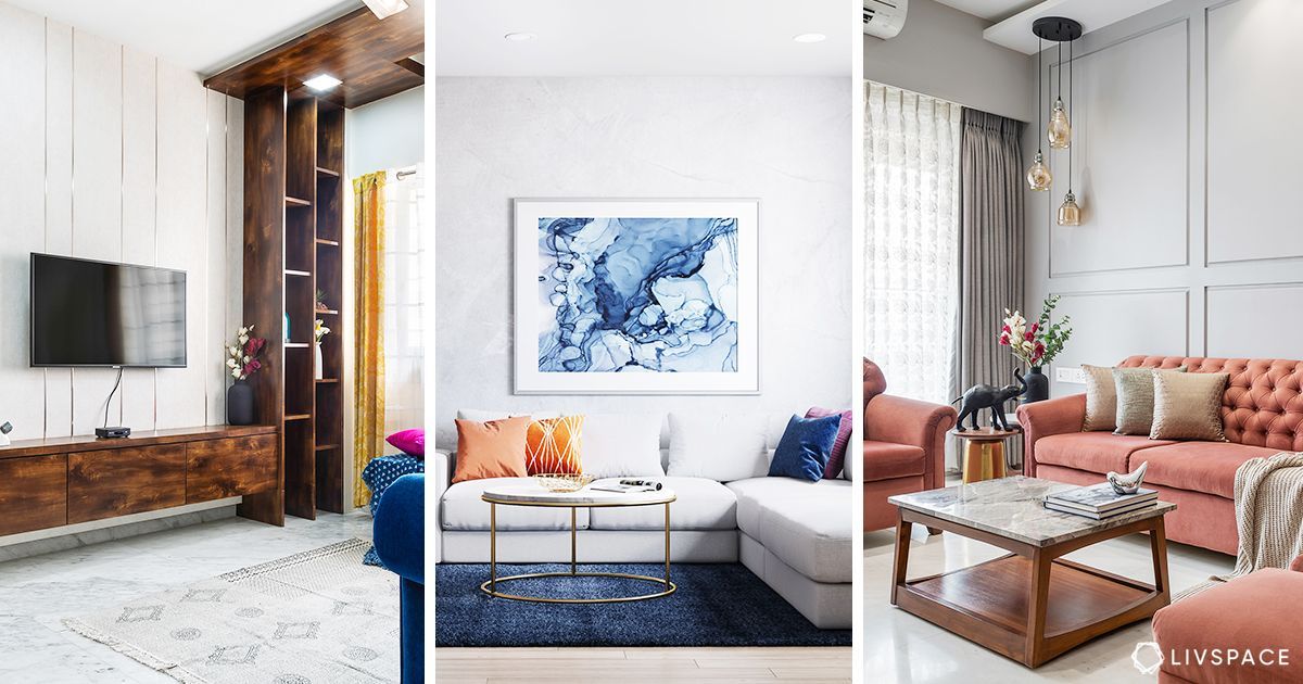 Premium Photo | 3d rendering modern living room interior design concept