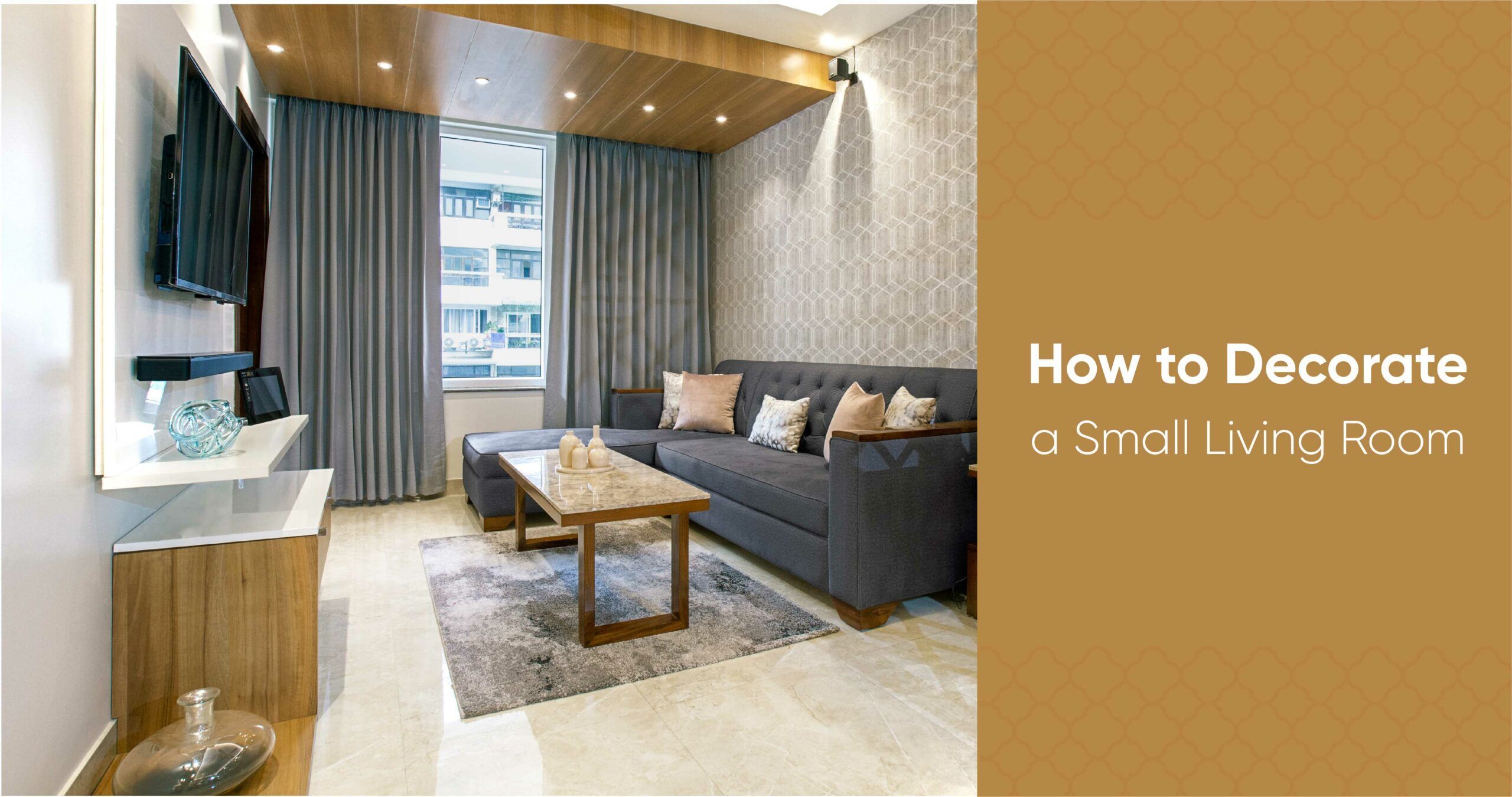 5 Guaranteed Tricks To Make Any Compact Living Room Look Bigger