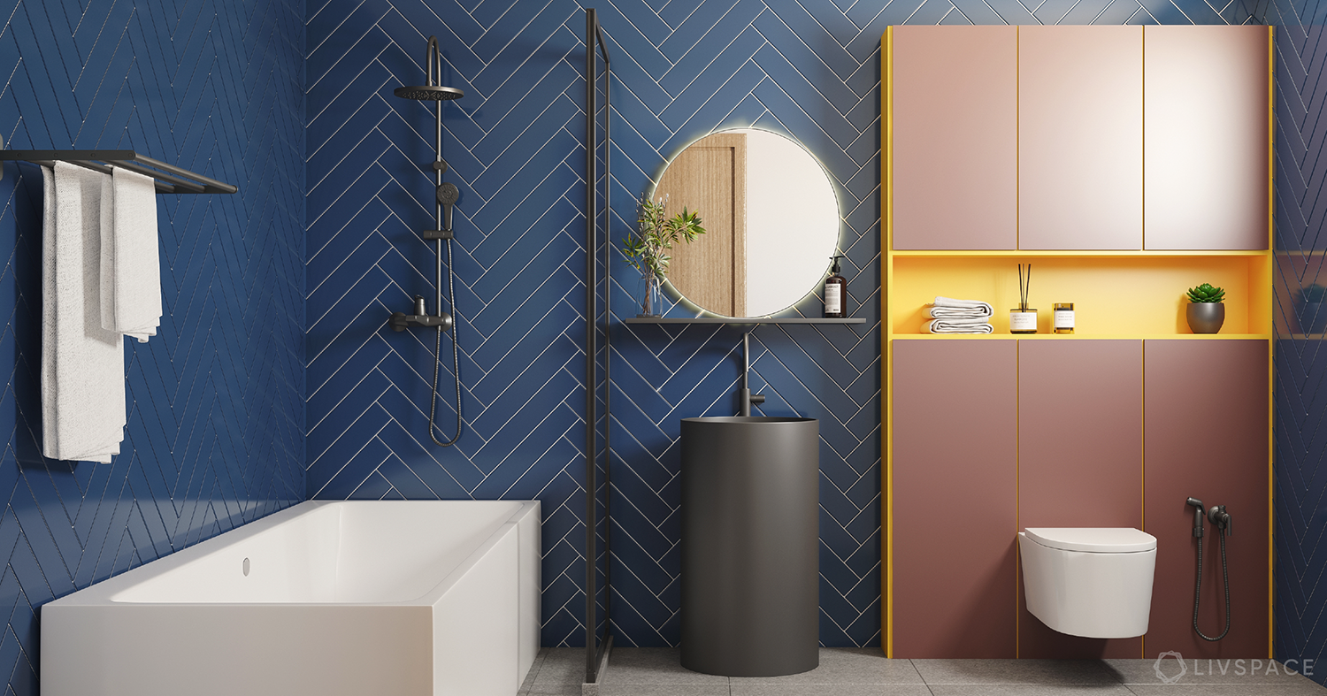 10 Beautiful Bathroom Tiling Designs, Tile Pattern Ideas For Bathroom