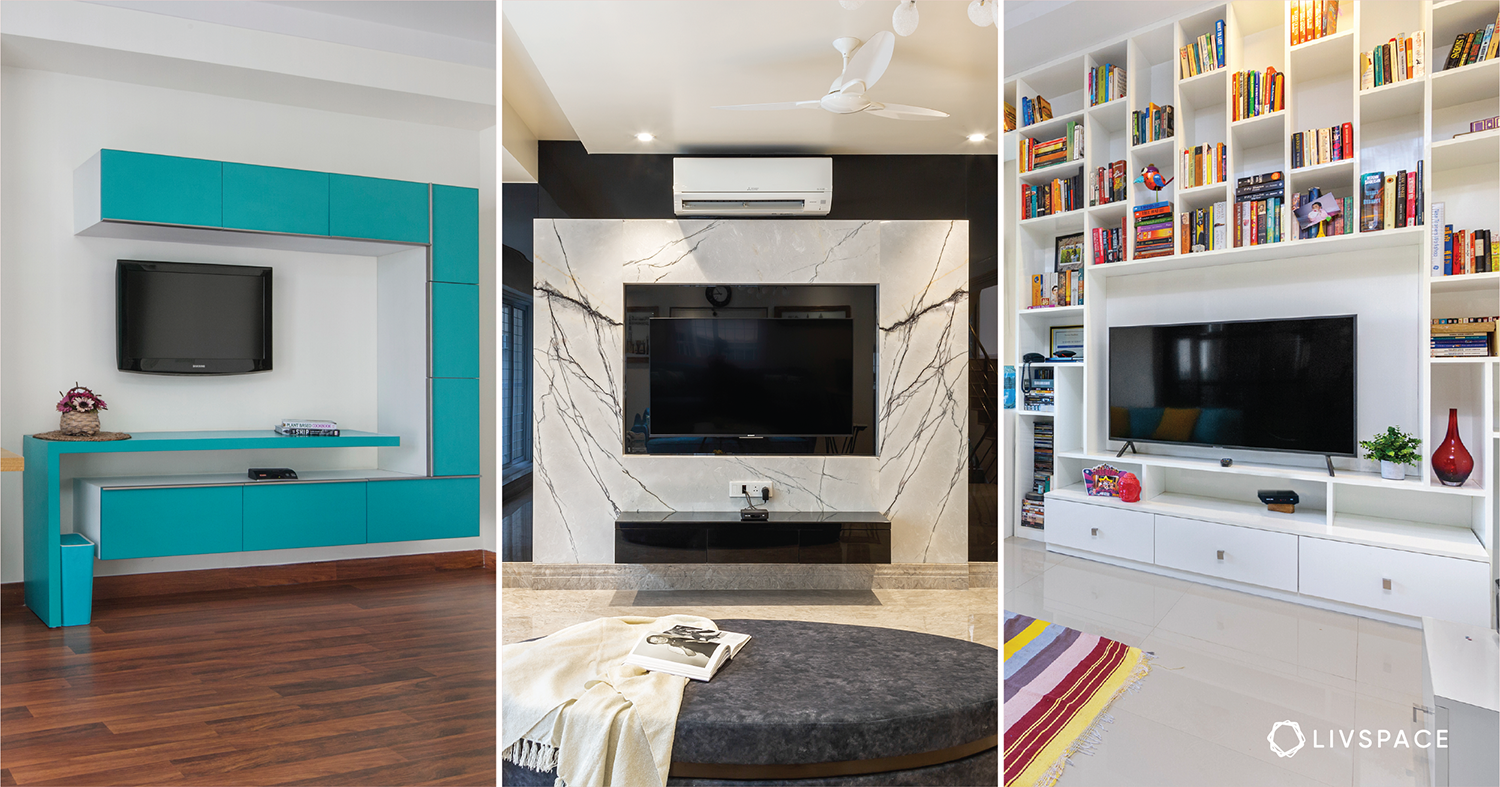 4+ TV Unit Design and Cabinet Design Ideas for Living Room 4