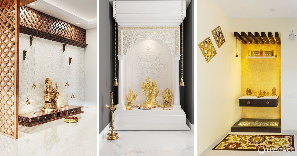 14 Mandir Designs For Home  Elegant Home Temple Designs for a Beautiful  Decor