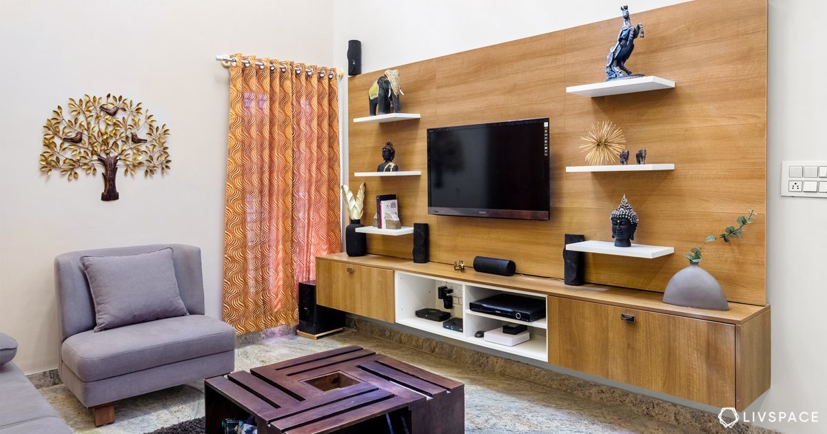 12 Low Cost Simple Tv Unit Designs We, Simple Tv Unit Design For Living Room India